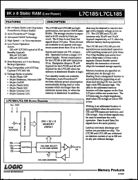 Click here to download L7CL185VC20 Datasheet