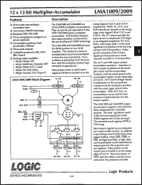 Click here to download LMA2009KC75 Datasheet