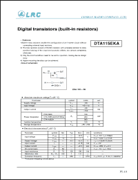 Click here to download DTA115EUA Datasheet