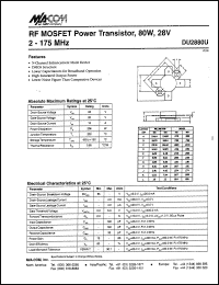 Click here to download DU2880U Datasheet