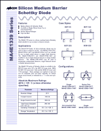 Click here to download MA4E1339B-287T Datasheet