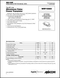 Click here to download MRF10502 Datasheet