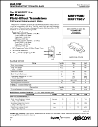 Click here to download MRF175GV Datasheet