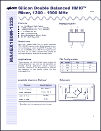 Click here to download MA4EX180M-1225 Datasheet