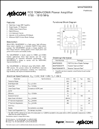 Click here to download MAAPSS0003TR Datasheet