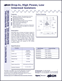 Click here to download MAFRIN0160 Datasheet