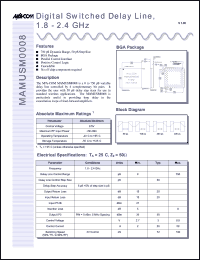 Click here to download MAMUSM0008-TB Datasheet