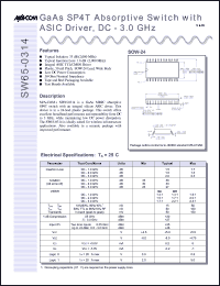 Click here to download SW65-0314 Datasheet