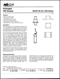 Click here to download MA4P604-43 Datasheet