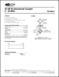 Click here to download CD-920-4BNC Datasheet