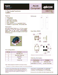 Click here to download MABA-008115-CT62TB Datasheet