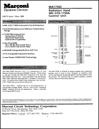 Click here to download MAS17502LB9 Datasheet