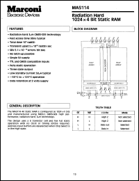 Click here to download MAR5114CS0 Datasheet