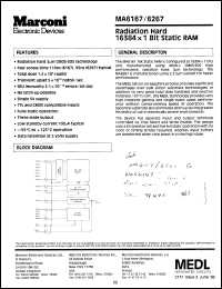 Click here to download MAS6167CS2 Datasheet