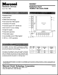 Click here to download MAS9167CS0 Datasheet