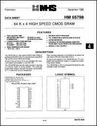 Click here to download HM3-65798H5 Datasheet
