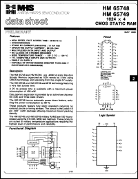 Click here to download HM1-65748K5 Datasheet