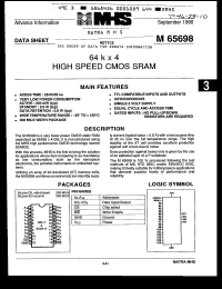 Click here to download HM3-65698C9 Datasheet