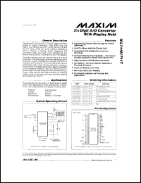 Click here to download ICL7116CJL Datasheet