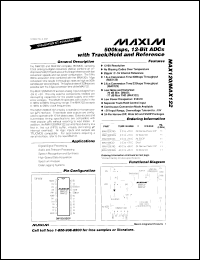 Click here to download MAX122AEWG Datasheet