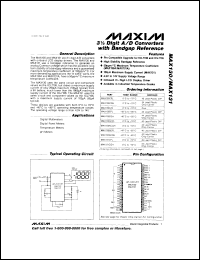 Click here to download MAX131CPL Datasheet