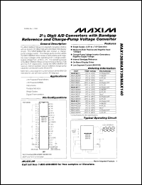 Click here to download MAX138C/D Datasheet