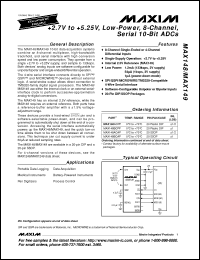 Click here to download MAX148BCPP Datasheet