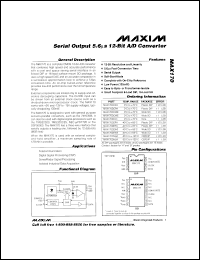 Click here to download MAX170ACWE-T Datasheet