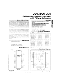 Click here to download MAX187ACPA+ Datasheet
