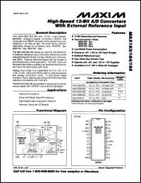 Click here to download MAX190BEWG+ Datasheet