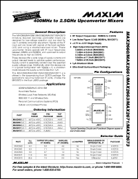 Click here to download MAX270CWP Datasheet