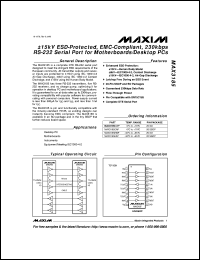Click here to download MAX322EJA Datasheet