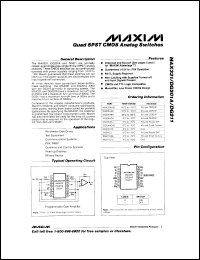 Click here to download MAX333ACUP+ Datasheet