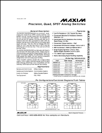 Click here to download MAX366EPA Datasheet