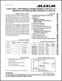 Click here to download MAX4074BAEUK-T Datasheet