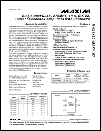 Click here to download MAX4202EUK-T Datasheet