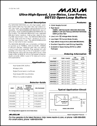 Click here to download MAX4251ESA Datasheet