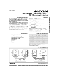 Click here to download MAX4513CPE Datasheet
