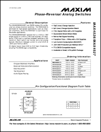 Click here to download MAX4534CSD Datasheet