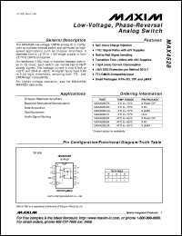 Click here to download MAX4538EEE-T Datasheet