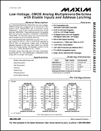 Click here to download MAX4542CUA Datasheet