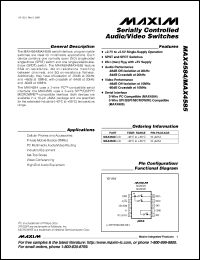 Click here to download MAX4598EPP Datasheet