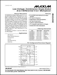 Click here to download MAX4610CUD Datasheet