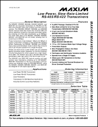 Click here to download MAX500AEPE+ Datasheet