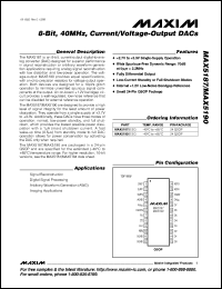 Click here to download MAX5250AEPP Datasheet