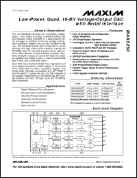 Click here to download MAX530AEWG-T Datasheet