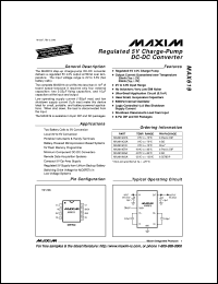 Click here to download MAX626CSA-T Datasheet