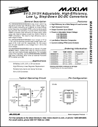 Click here to download MAX6501CMP085-T Datasheet