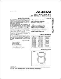 Click here to download MAX772MJA Datasheet