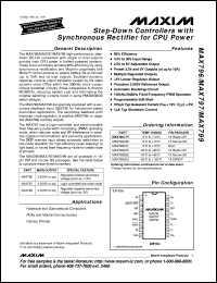 Click here to download MAX819MCSA Datasheet